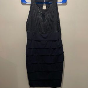 Dark blue, navy, cocktail dress 10